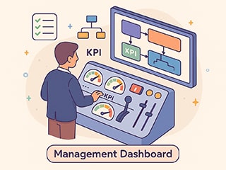 داشبورد مدیریتی چیست و چه نقشی در تصمیم‌گیری سازمان دارد؟